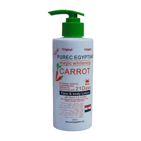 Purec Egyptian Magic Whitening Carrot Lotion - 300ml